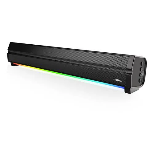 STREETZ SB100 BT Soundbar RGB light, micro SD Slot