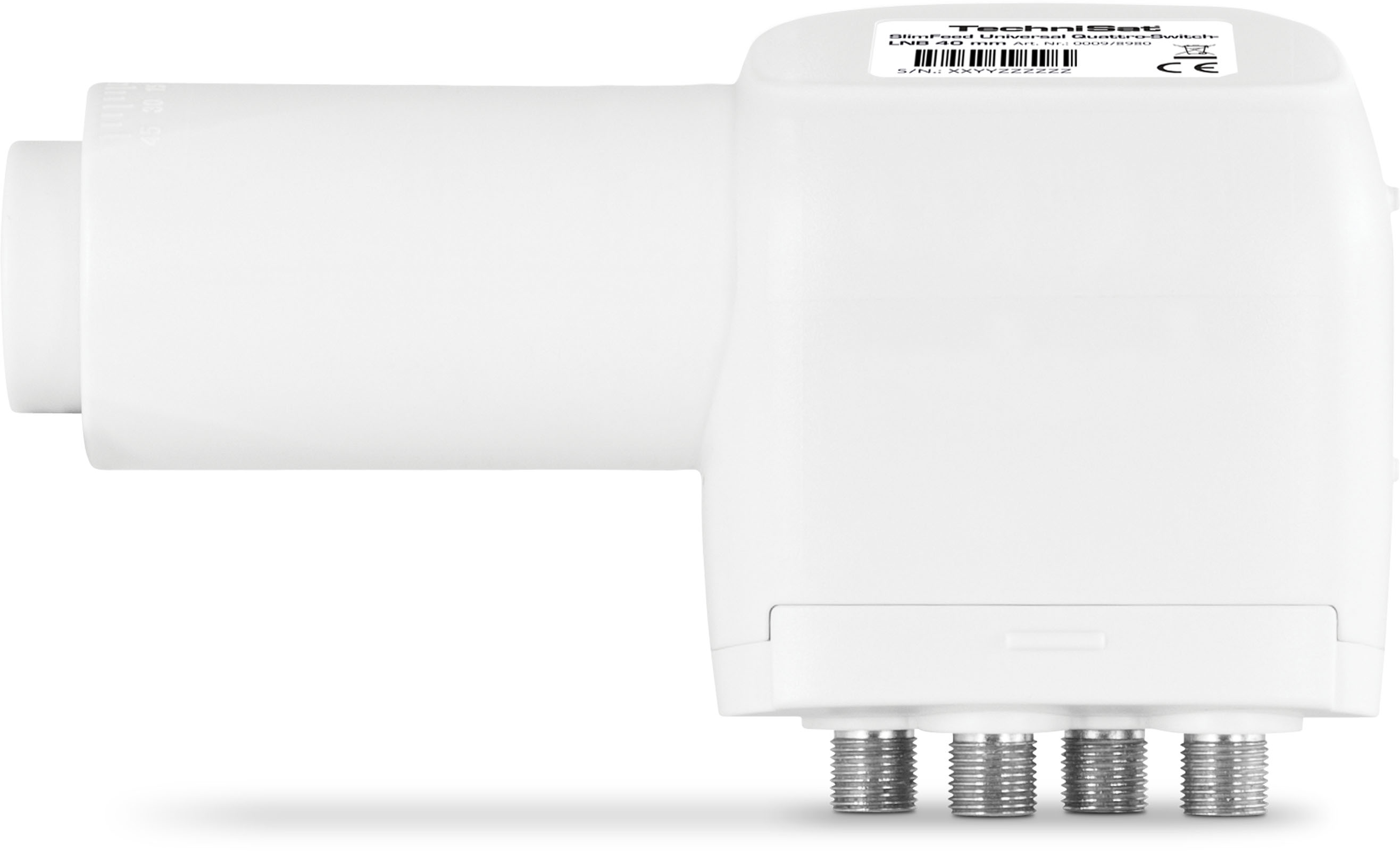 SlimFeed Universal-Quattro-Switch-LNB (40 mm für Multifeed-Schiene VARIO)