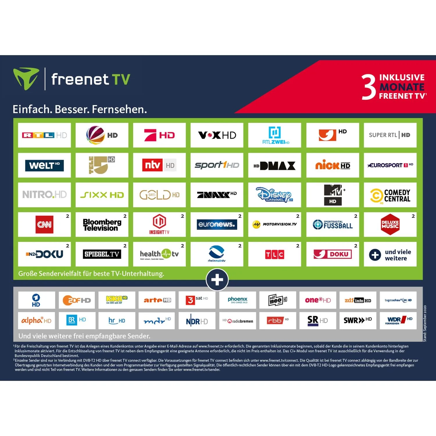 CI+ Modul inkl. 3 Monate freenet TV