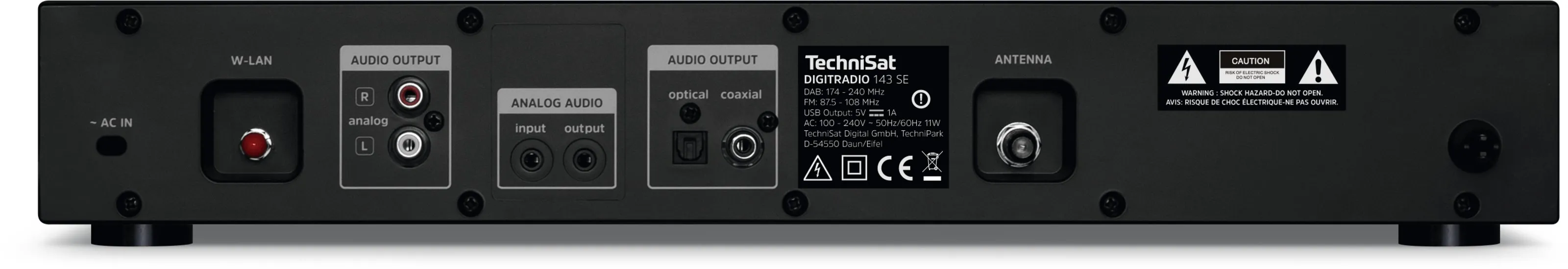 TechniSat DIGITRADIO 143 CD Radio-Adapter DAB, DAB+, Internet, UKW AUX,  Bluetooth®, CD, USB, WLAN, Internetradio Inkl versandkostenfrei